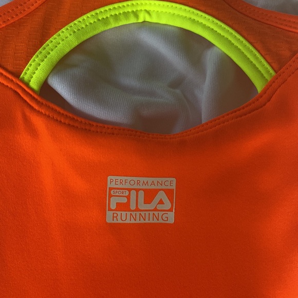 FILA Performance Running Tank w zip pocket sz S - Picture 7 of 10